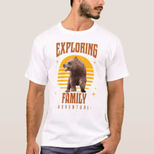 Matching Family Vacation Bear Adventure Style T-Shirt