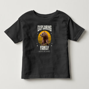 Matching Family Vacation Bear Adventure Style Toddler T-Shirt