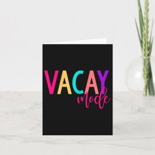 Matching Family Vacation S Vacay Mode Summer Card