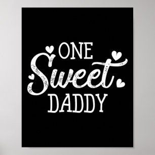 Matching Family Valentine Day Tee For Daddy  Poster