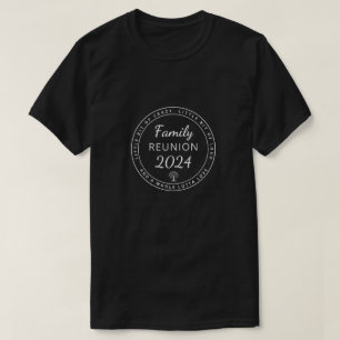 Matching Funny Black Family Reunion 2024 T-Shirt