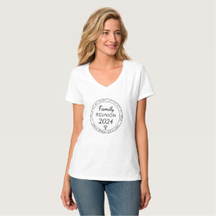 Matching Funny Family Reunion 2024 T-Shirt