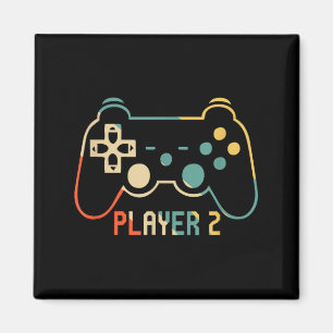 Matching Gamer for Dad Mum kids Player 123 Magnet