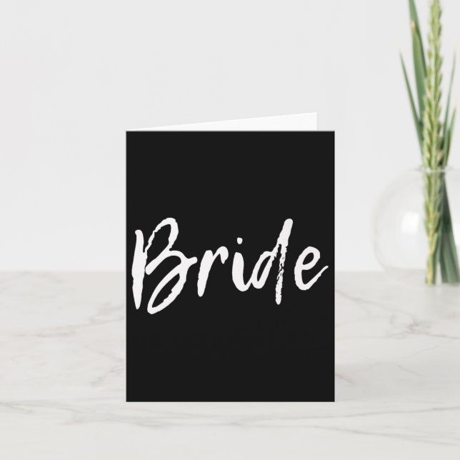 Matching Getting Ready Bride &amp; Groom Wedding B Card (Front)