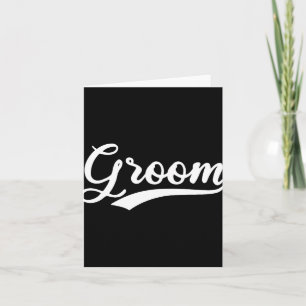 Matching Getting Ready Bride And Groom Wedding Gro Card