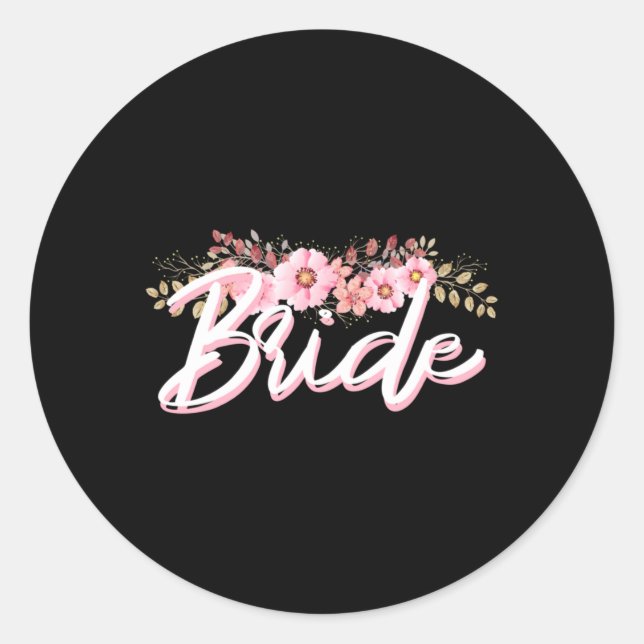 Matching Getting Ready Bride Groom Wedding Groom Classic Round Sticker (Front)