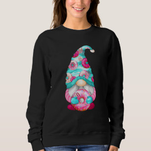 Matching Gnome For Women And Doughnut Cute Gnomie Sweatshirt