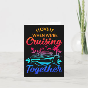 Matching Group Family Cruise Squad 2025 I Love It Card