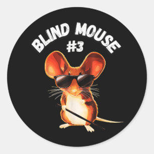 Matching Group Outfit #1 Of 3 - Three Blind Mice C Classic Round Sticker