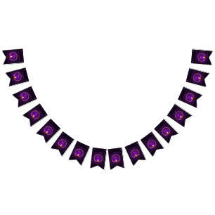 Matching Happy Diwali Purple Bunting