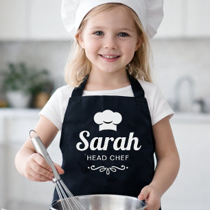 Matching Head Chef Sous Chef Family Custom Names Apron