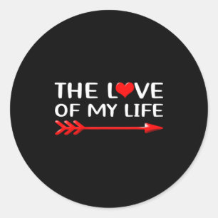 Matching His And Hers Couples Funny Set Valentine  Classic Round Sticker