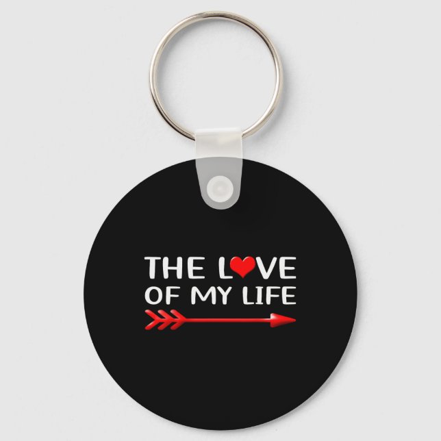 Matching His And Hers Couples Funny Set Valentine  Key Ring (Front)