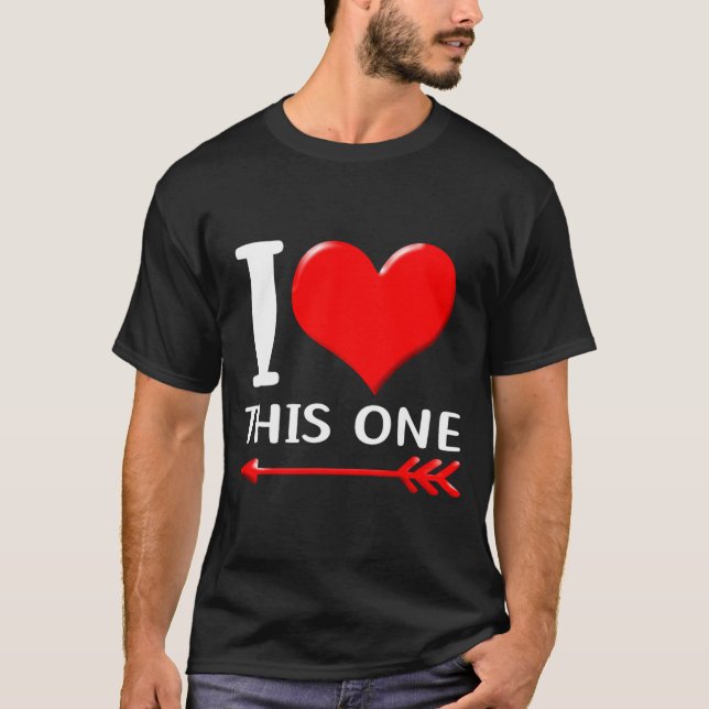 Matching His And Hers Couples Funny Set Valentine  T-Shirt (Front)
