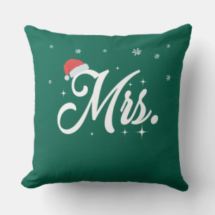 Matching His and Hers Holiday Gifts- Mr. and Mrs. Cushion