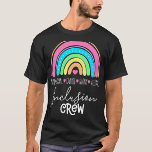 Matching Inclusion Crew Special Education Teacher T-Shirt