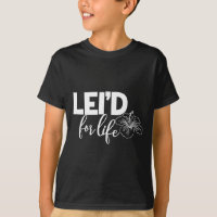 Matching Just Married Hawaii Lei'd Artwork