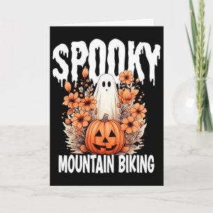 Matching Mountain Biking Halloween Family Costume  Card