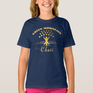 Matching Name Logo Choir Group T-Shirt