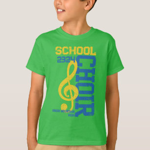 Matching Name Year Choir Group Social Handle T-Shirt