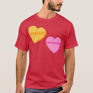 Matching Nurse s Valentines Day Candy Heart Vaccin T-Shirt