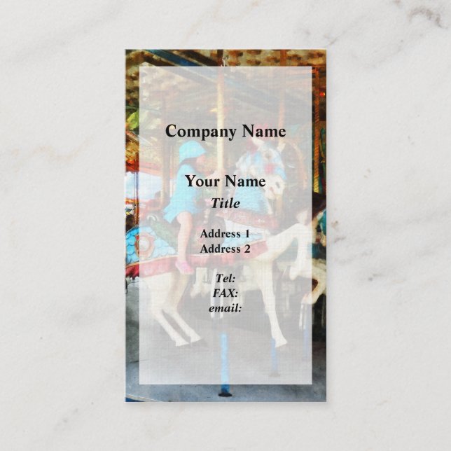 Matching Outfits Business Card (Front)
