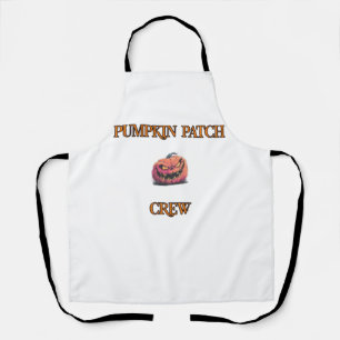 Matching Pumpkin Patch Crew For Family Trip Classi Apron