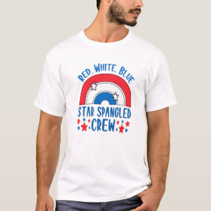 Matching Red White And Blue 4Th Of July Star Spang T-Shirt