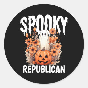 Matching Republican Halloween Family Costume Classic Round Sticker