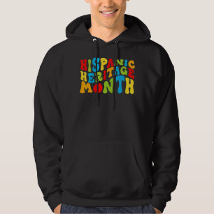 Matching Retro National Hispanic Heritage Month Hoodie
