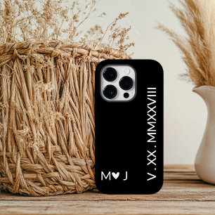 Matching Roman Numeral iPhone Cases for Him or Her