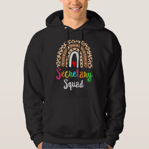 Matching Secretary Squad Or Team Back To School Ad Hoodie