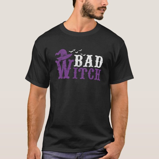 Matching Set Funny Good Bad Witch Costume Shirt Gi (Front)