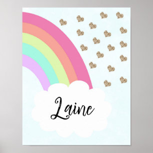 Matching Sister Rainbows Right Arch Poster