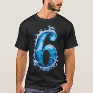 Matching Six Seven Flaming Ice Funny Meme 67 Coupl T-Shirt