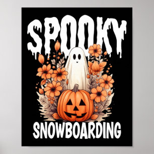 Matching Snowboarding Halloween Family Costume  Poster