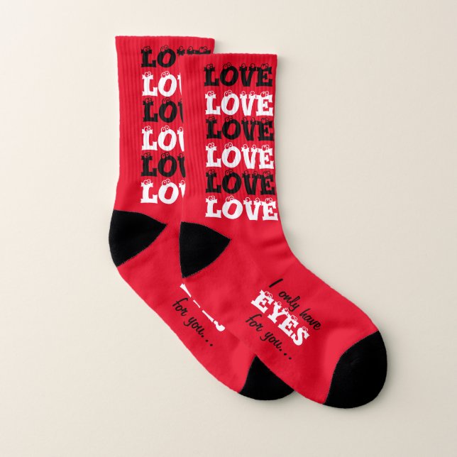Matching Socks Couples - Valentines Day Socks (Pair)