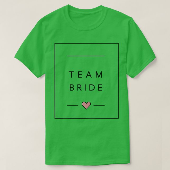 Matching Team Bride Bachelorette Party  T-Shirt (Design Front)