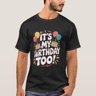 Matching Twin Triplet Birthday Gift for Siblings F T-Shirt