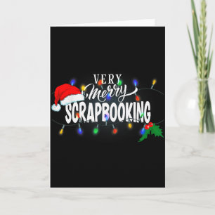 Matching Very Merry Scrapbooking Christmas  Card