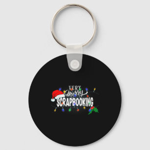 Matching Very Merry Scrapbooking Christmas  Key Ring