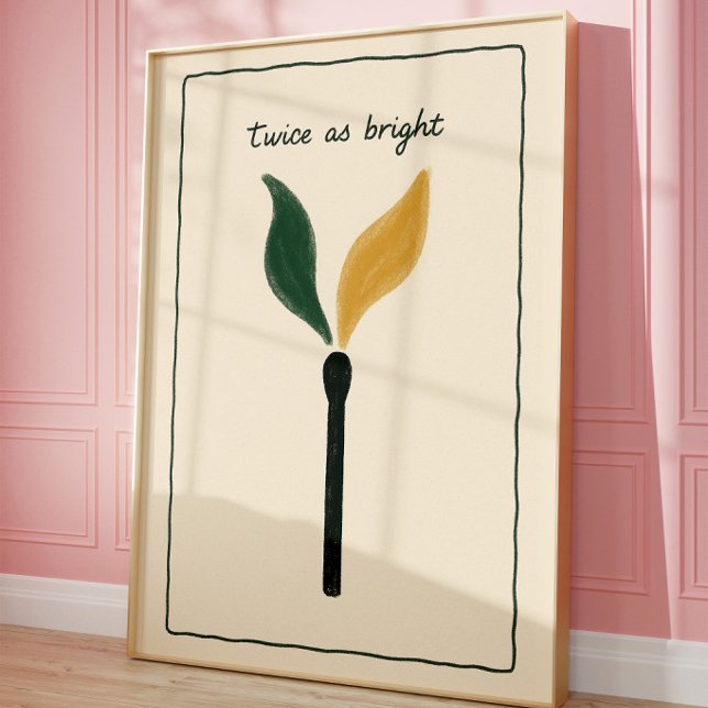 Matchstick Wall Art | Minimalist Motivational (Creator Uploaded)