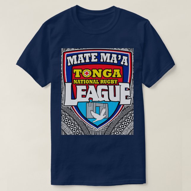 Mate Maa onga  Ikale ahi  Rugby league  ongan Desi T-Shirt (Design Front)