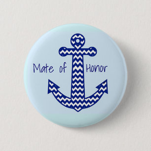 Mate of Honour Nautical Bachelorette Pin
