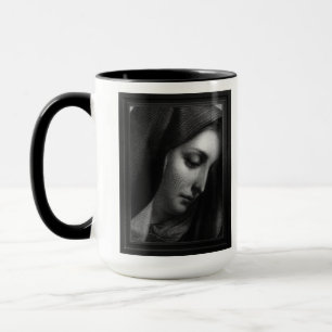 Mater Dolorosa Engraving by Carlo Dolci Mug