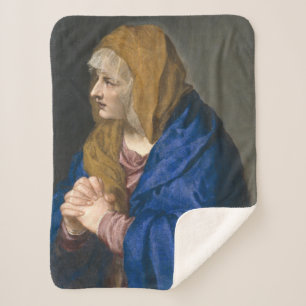 Mater Dolorosa (Virgin Mary) (Mother of Sorrows) Sherpa Blanket