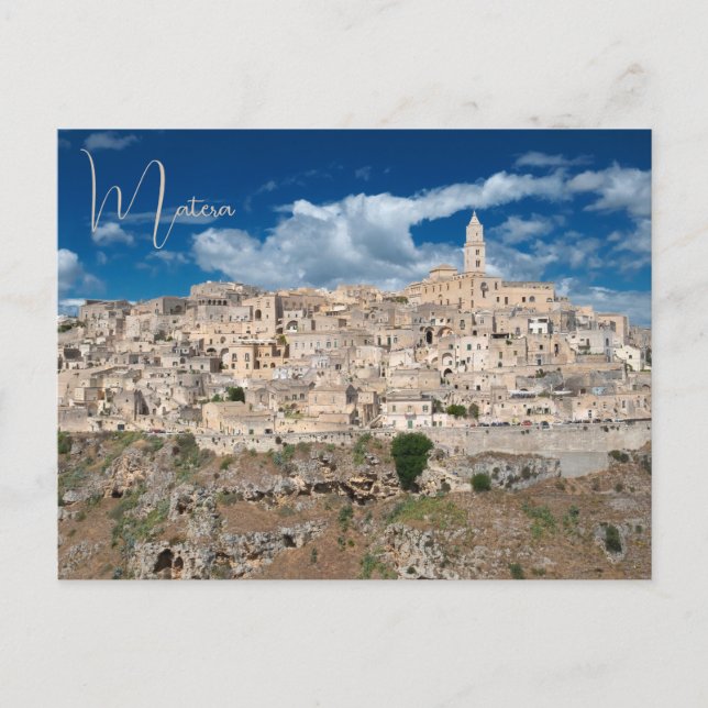 Matera Basilicata Italy Postcard (Front)