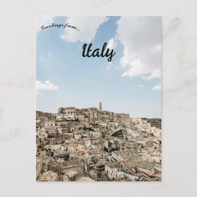 Matera Italy Postcard (Front)
