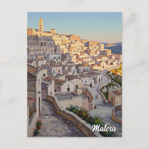 Matera Italy Travel Postcard