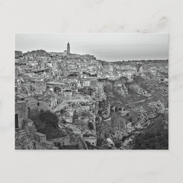 Matera scenic view postcard (Front)